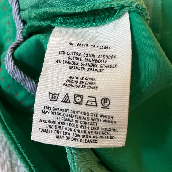 Anthropologie Green Bermudan shorts - Picture 2 of 7